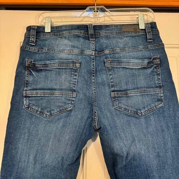 Free Planet Sustainable‎ Men’s Slim Straight Denim Jeans - Picture 2 of 7